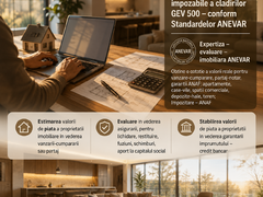 Evaluare imobiliara conform Standardelor ANEVAR;apartamente;case,teren